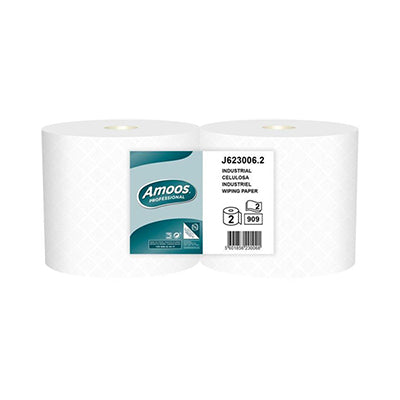 Rolo Industrial Multiusos Branco Amoos 300m (Pack 2)