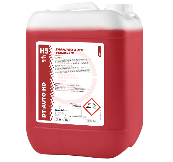 DT-AUTO HD H5 Shampoo Auto Vermelho