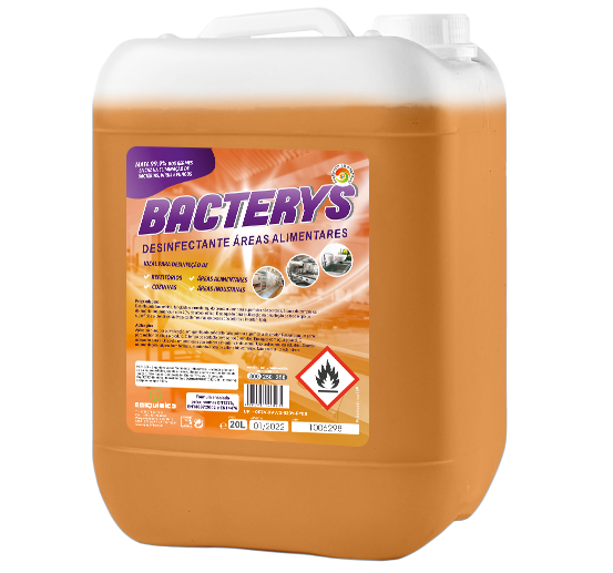 BACTERYS H7 Lava Tudo Desinfectante Evapora Facil