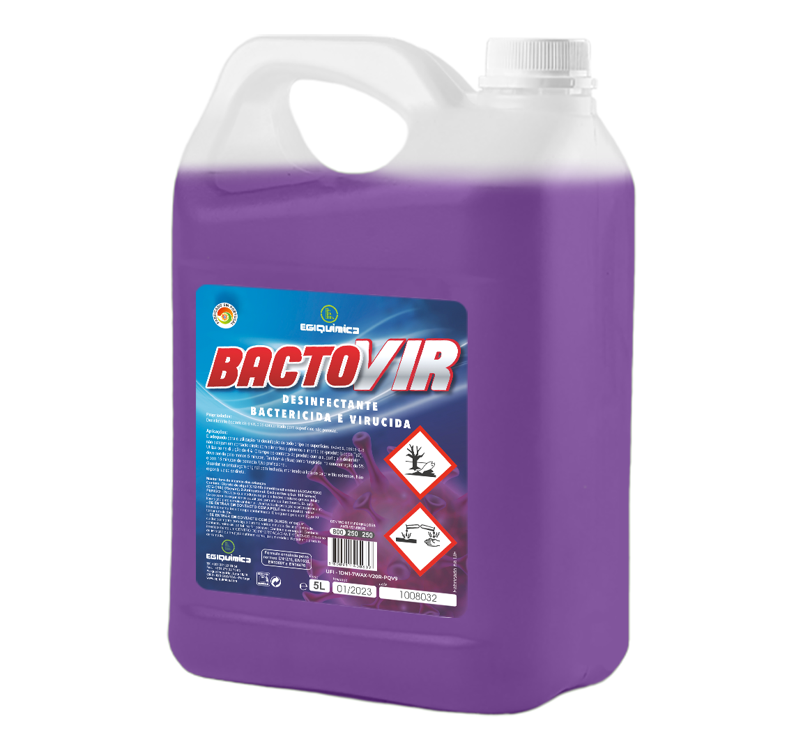 BACTOVIR H7 Desinfectante Bactericida e Virucida