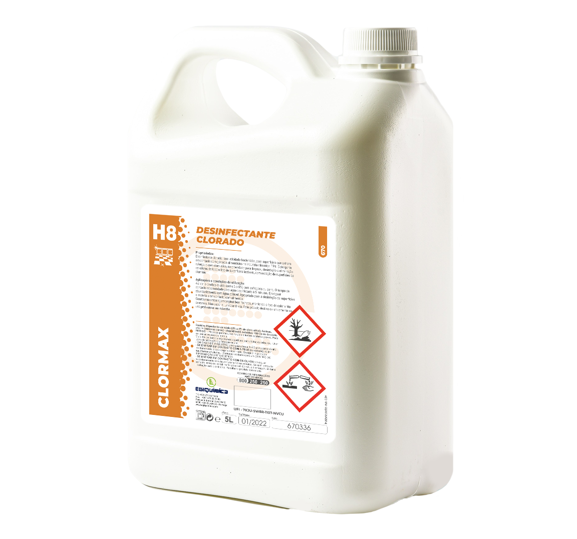 CLORMAX H8 Detergente Clorado