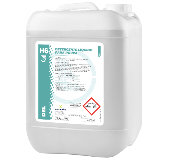 DEL H6 Detergente Liquido Roupa