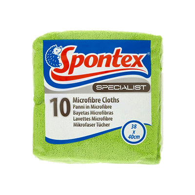 Panos de Limpeza Multiusos Spontex (Pack 10)